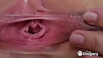 Teen (18+) Spreads Her Pussy Open Wide For Masturbation