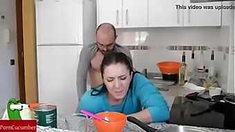 Milf Gets Her Groove On With Her Husband In The Kitchen