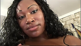 Huge Tits Ebony Babe Gets Creampied By Huge Black Cock