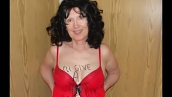 Sue Palmer In Stockings And Lingerie