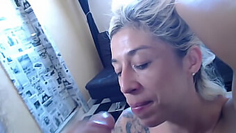 Chubby Latina Gives A Mouth-To-Cock Blowjob