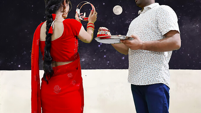 Karva Chauth Special: Newlywed Priya Indulges In Some Rough Oral Sex In The Open