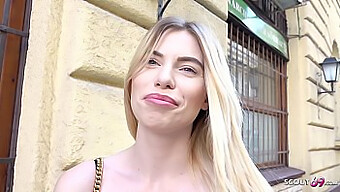 A Primeira Experiência Anal Da Adolescente (18+) Melina Em Um Casting De Pickup Real