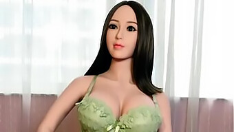 American 18+ Teen With Big Boobs And A Love Doll'S Body