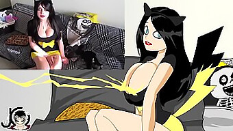 American Tits Flashing With Big Boobs In Cartoon Porn Video