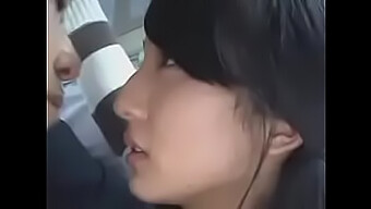 Japanese Teen (18+) Gets Fucked On A Bus