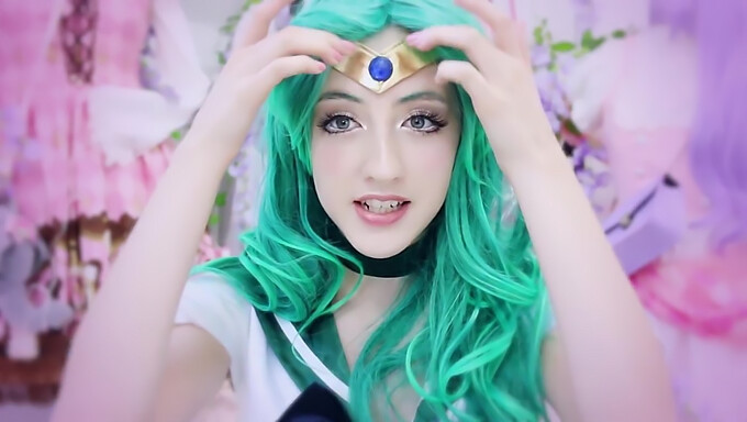 Sailor Neptune Cosplay Beckii Cruel É Quente E Pesado