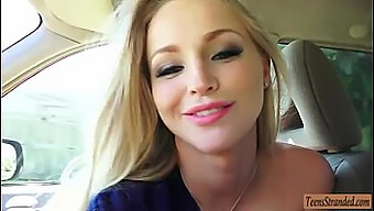 Blonde Bombshell Staci Carr Gets Her Pussy Pounded In The Car