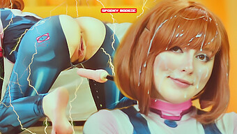 O Cosplay Do Uravity É Um Deleite Para Seus Olhos Neste Vídeo De Foda Com Máquina