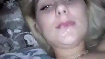 Blonde Wife Takes A Creampie And Swallows