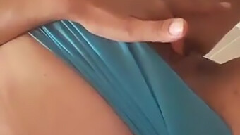 Milf With Big Tits Fingers Herself